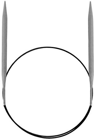 Rundstricknadel Prym Aluminium grau Länge 120 cm Stärke 3,5 mm
