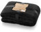 DecoKing Kuscheldecke 220x240 cm schwarz Decke Microfaser Wohndecke Tagesdecke Fleece weich sanft kuschelig skandinavischer Stil Henry