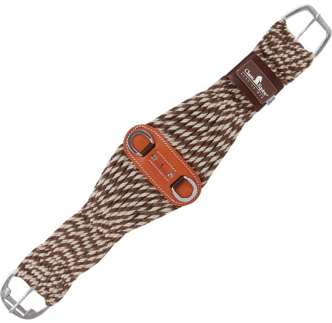 Classic Equine Classic Roper Cinch 27 Strand, Color: Mohair/Alpaca, Size: 34 (CRCMA34)