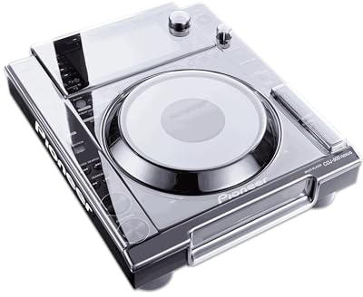 Decksaver Cover for Pioneer DJ CDJ-900NXS - Super-Durable Polycarbonate Protective lid in Smoked Clear Colour, Made in the UK - the DJs' Choice for Unbeatable Protection