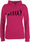 Pullover Damen Hoodie Frauen - Entwicklung und Outfit - Eisläuferin Evolution - XL - Fuchsia - Wintersport Eiskunstlauf Pulli Skifahren