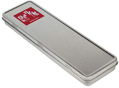 Caran d'Ache GRAPHIT LINE METALL-ETUI FLACH LEER, 100008.721, silber, 18 cm
