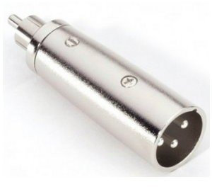 Adam Hall Connectors 7867 - Adapter XLR male auf Cinch male