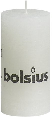 BOLSIUS RUSTIC Stumpenkerzen 100 x 50 mm weiß im 8er Pack