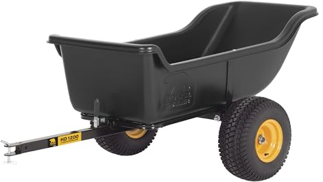 Polar HD 1200 Utility Cart – 1200 lb Capacity Heavy-Duty Hauling Cart with Tilt & Pivot Frame, Wide-Track Tires & Quick-Release Latch – 8232 Model for Ice Fishing & Outdoor Work