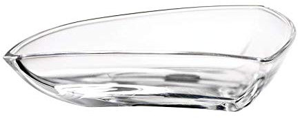 CRISTALICA Schale Servierschale Dipschale Kabarett Buffet Glas Kristallklar 19,5 cm