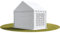 3x2 m Tente de réception/Barnum Blanc Toile de Haute qualité PVC 700 N