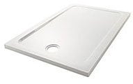 Mira 1.1697.018.WH White Flight Low Rectangle Shower Tray, 1200 x 900