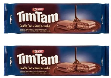 Arnott's Tim Tam Biscuits 200g 2 (Two Pack) (Double Coat)