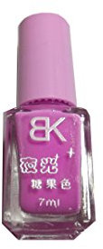 1pc Glow Fluorescent Nail Polish Pale Purple # 09
