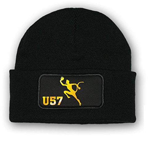 Copytec U57 U-Boot Unterseeboot Marine Teufel Fakel Atlantik Turm Marling Turmlogo Mützenabzeichen Wappen - Mütze/Beenie #10886 M