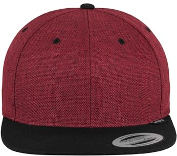 Flexfit Mütze Melange 2-Tone Snapback, red/blk, one Size, 6089ML-00200-0050