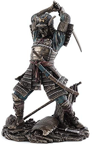 Top Collection Veronese Samurai-Krieger im Kampf, japanische Statue