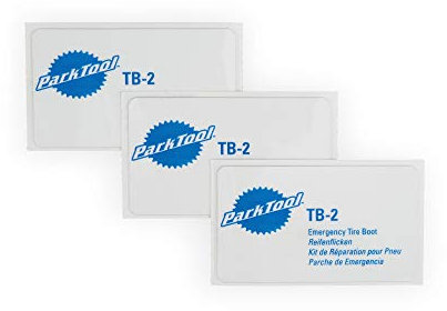 Park Tool TB-2 - Emergency Tire Boot,Blue, Set Of 3, 072