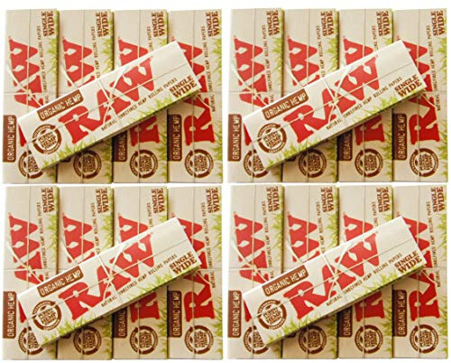 Raw - King Grösse Zigaretten Rollpapier - 15 Packungen (15x32=480)