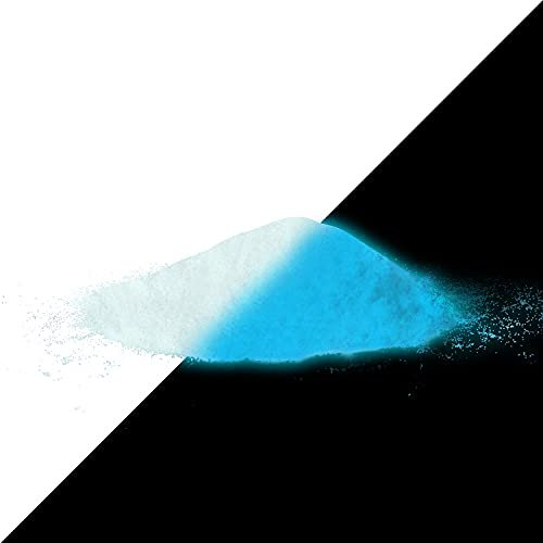 LUMENTICS Premium Leuchtpulver - Blau - 40g - leuchtet im Dunkeln - nachleuchtend - phosphoreszierend - fluoreszierend - UV Pigmente - neon Farben - für Jeden geeignet
