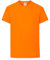 Fruit of the Loom Kids Original T Shirt - 21 Colours / Age 3-15 Ye - Orange - 56