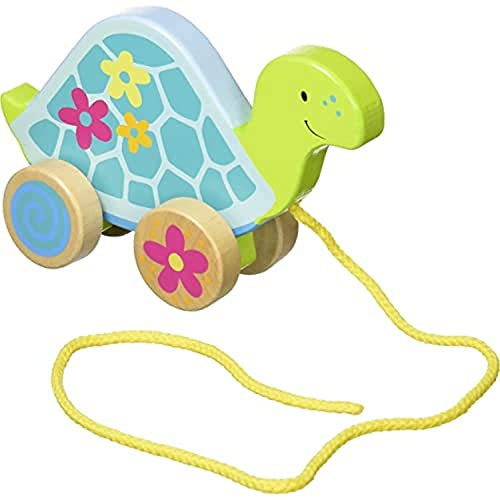Goki 4013594549141 Miniaturfahrzeug - Schildkröte Tier ziehen