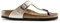 Birkenstock Classic Gizeh Birko-Flor Damen Zehentrenner, Elfenbein (Graceful Pearl White/Antique Lace), 35 EU