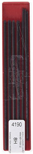 KOH-I-NOOR Graphitmine, Minenstärke 2mm, für Druckbleistift in 120mm Länge, Härtegrad 8H