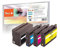 Peach H932/933 Spar Pack Druckerpatronen XL (BK, C, M, Y) ersetzt HP No. 932XL, No. 933XL, C2P42A für z.B. HP OfficeJet 6600, HP OfficeJet 6700 Premium, HP OfficeJet 7610 wide format