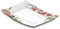 Bassano Ausgefallene italienische Keramik, rechteckige Tomaten Caprese Servierplatte 33x24