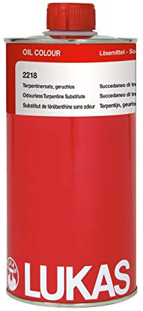 LUKAS Malmittel für die Ölmalerei - Terpentinersatz, geruchlos in 1 l, K22181000