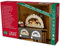 Konstsmide 2833-210 LED Holz Silhouette Weihnachtsdorf 10 warm weiße Dioden / 4.5V Innentrafo oder Batt.: 3xAA 1.5V weiß