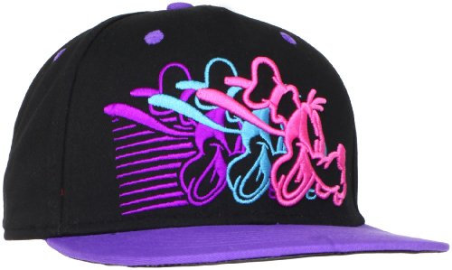 Disney Herren Neon Goofy Hat, schwarz, Einheitsgröße