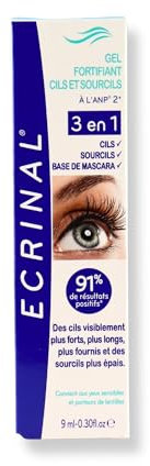 Ecrinal Aufbau Gel, Wimpern- und Augenbrauen-Stärker, 9ml