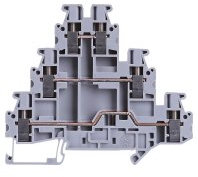 Phoenix Contact UT 2.5-3L DIN-Schienen Reihenklemme Dreistock Grau, 500 V / 19A, Schraubanschluss