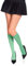 Romartex Mi Bas Femme Genou Haute Chaussettes en Microfibre 30 couleurs, vert vif