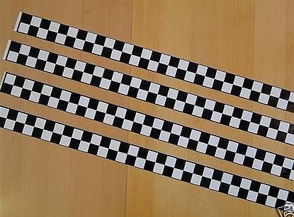 New York Taxi Seiten-Aufkleber Folie Streifen 4 x 1m im SET