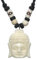 Wogeka Buddha Carving Kette Bone Anhänger Horn KBone07