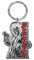 Iron Maiden Killers Album Cover Logo Chrome Metal Keychain Keyring Gift Official