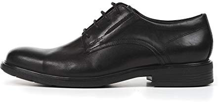 Geox U Dublin A, Zapatos Hombre, Negro, 45 EU