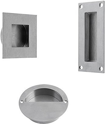 ZAS40BSS Square Flush Pull 40x40mm SSS From The Door Handle Store