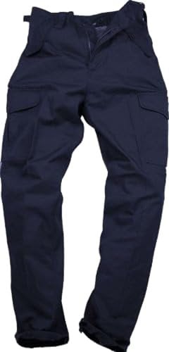 Blue Castle Mens Plain Combat Trousers - Size: 40, Colour: Navy, Lenght: 31