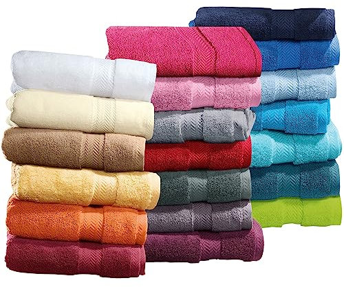 Erwin Müller Badetuch Friedrichshafen 100% Baumwolle Graphit Größe 100x150 cm - Premium-Qualität, unvergleichlich saugfähig, hautsympathisch, formstabil (weitere Farben)