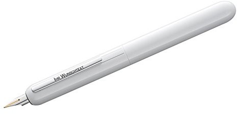 Lamy Füllhalter dialog 3 pianowhite Pt Modell 074, Feder EF, inkl. Laser-Gravur