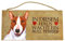 Holzschild Tierschild Hund Deko Bullterrier