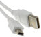 kenable Cable USB 2.0 de alta velocidad A a mini-B de 5 pines, cable de alimentación y datos, 1 m, color blanco