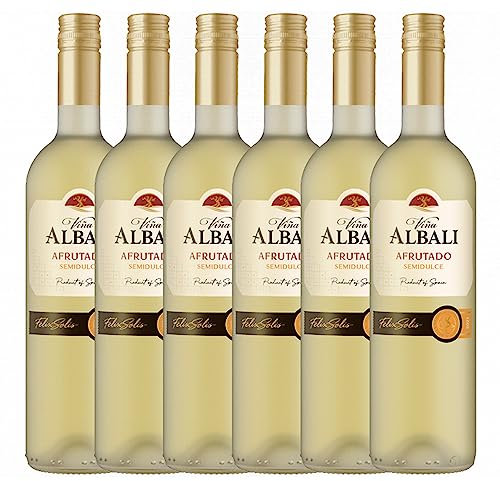 Viña Albali Viña Albali Blanco Semidulce - 6 Paquetes de 750 ml - Total: 4500 ml