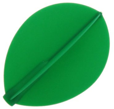 COSMO DARTS Flug Fit Flug Teardrop 6 Stueck Gruen