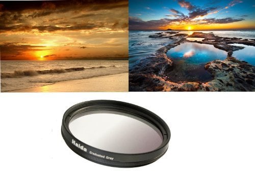 Grau Verlaufsfilter für Digitalkameras 62mm Filterdurchmesser