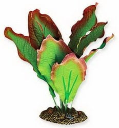 Aqua One Silk Aquarium Plant Amazon Red and Green 30cm