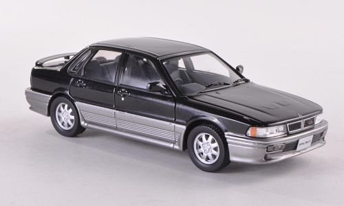 Mitsubishi Galant VR-4, schwarz, 1987, Modellauto, Fertigmodell, IXO 1:43