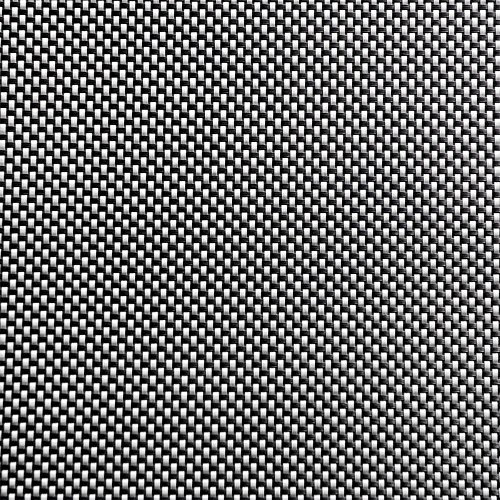 APS 60520 Sets von 6 schmalbandigen Platzdeckchen, 45 x 33 cm, Schwarz/Weiß