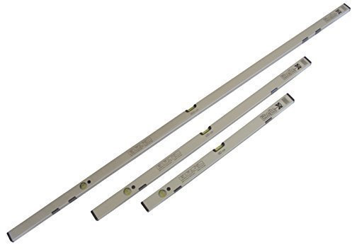 Wasserwaagen Set - 80/120/200 cm magnetisch - mit hoher Genauigkeit (0,5mm/1m)