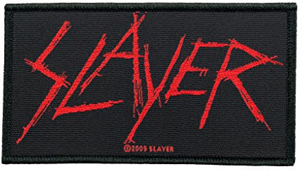 Slayer Scratch Logo Aufnäher Patch - Gewebt & Lizenziert !!